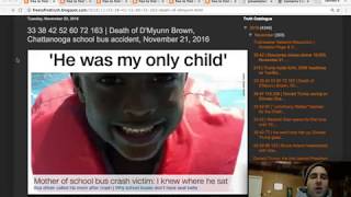 Zachary K Hubbard  Chattanooga TN school bus crash psyop amp the death of DMyunn Brown [upl. by Sheley]