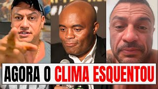 🚨 PREOCUPANTE POPÓ RESPONDE ANDERSON SILVA E FALA SOBRE LUTA CONTRA BAMBAM NO FIGHT MUSIC SHOW [upl. by Nayk]