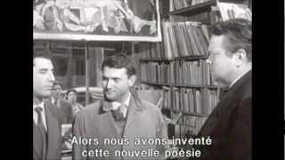 Orson Welles Interview  featuring Isidore Isou Lettrism [upl. by Anaud]