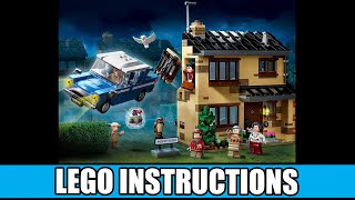 LEGO Instructions How to Build LEGO 4 Privet Drive  75968 LEGO HARRY POTTER [upl. by Ieso]