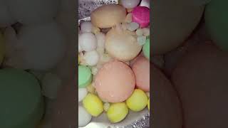 Adding soap water to mothballs 🤤 satisfying mothballs [upl. by Alex]