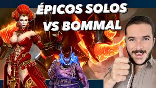 Campeones ÉPICOS SOLOS vs BOMMAL DIFÍCIL Lady Annabelle Burangiri  RAID Shadow Legends [upl. by Stuppy980]