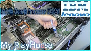 Dual Xeon X5680 upgrade in my 247 IBM x3650 M3  376 [upl. by Yoho]