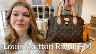 Louis Vuitton Rivoli PM Bag Review [upl. by Caria]