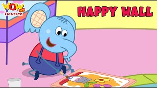 Die glückliche Wand  EP 02  Happy Elephant In German  Cartoons für Kinder [upl. by Robers984]