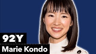 Tidying Up Marie Kondo on her Netflix show the KonMari method and why folding quotsparks joyquot [upl. by Eceinert90]