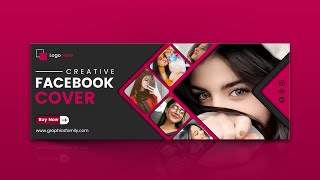 Stylish Facebook Multiple Photo Cover Design  Photoshop Tutorial [upl. by Okir707]