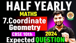 Class 10 Cbse Maths Chapter 7 Important Question for Half Yearly l Coordinate geometry Vhi Question [upl. by Galloway]