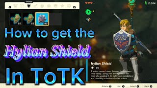 How to get the Hylian Shield in Tears of The Kingdom [upl. by Annaicul]