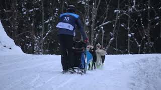 15012024  La Grande Odyssée 2024  Au bord des pistes avec C Raux à La Chapelle dAbondance [upl. by Lenneuq]