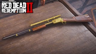 RED DEAD REDEMPTION 2  VARMINT RIFLE Weapons Customization amp Showcase [upl. by Tarrsus698]