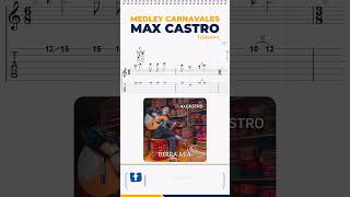 shorts Max Castro  Medley Carnavales TABLATURA [upl. by Dovev]