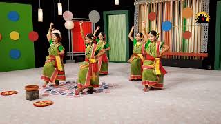 Deki Nache Dapur Dupur  ঢেঁকি নাচে ধাপুর ধুপুর  Folk Dance  SA TV Shooting video  Bangla Nritto [upl. by Ayamahs]