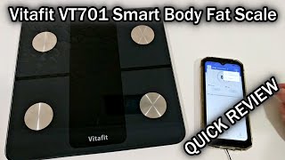 Vitafit VT701 Smart Body Fat Scale Quick Review [upl. by Igig761]