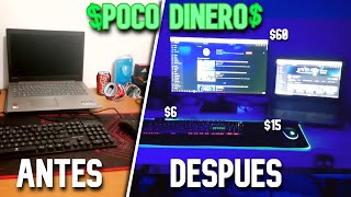 COMO MEJORAR TU SETUP DE LAPTOP CON POCO DINERO [upl. by Jolyn]