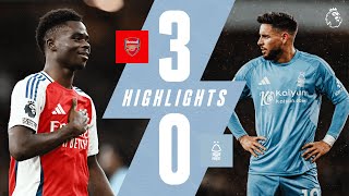 Arsenal 30 Forest  Premier League Highlights [upl. by Annala809]