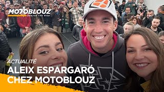 Aleix Espargaro rend visite à Motoblouz [upl. by Marola508]