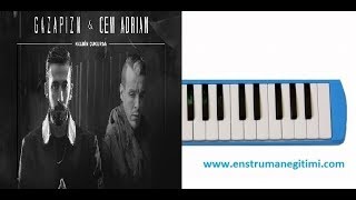 Melodika Eğitimi  Gazapizm Kalbim Çukurda ft Cem Adrian Melodika [upl. by Niboc966]