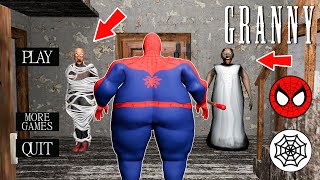 Playing Fat SpiderMan vs Granny vs Grandpa  Secret MOD Granny   Gameplay Animation p10 [upl. by Christan]