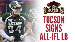 Tucson Signs AllIFL LB Robert Metz [upl. by Marcello]