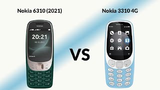 Nokia 6310 2021 VS Nokia 3310 4G  Full Comparison [upl. by Doreg]