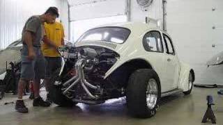 My 1968 turbo VW engine start Unlimited Street Bug [upl. by Odlaniger706]