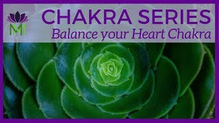 Balance Your Heart Chakra Energy Guided Meditation [upl. by Htnamas426]