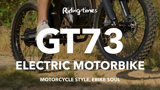 New eBike with Dirtbike Style  Ridingtimes GT73 [upl. by Lleddaw]