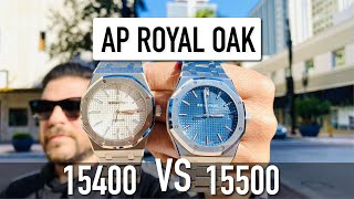 Audemars Piguet Royal Oak 15500 vs15400  Can You Spot The Difference [upl. by Oflodur263]