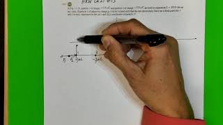 Coulombs law vector addition 1dim solution [upl. by Matthieu]