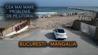 Este litoralul românesc pregătit pentru mașinile electrice Tesla Vlog [upl. by Orabel]