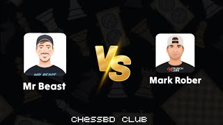 Mr Bear vs Mark Rober  Chessbd club chess [upl. by Secilu197]