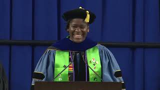 Dr Oluwami DosunmuOgunbi Speaks at College of Engineering Graduate Student Commencement at UMich [upl. by Yeltihw608]