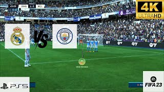 FIFA 23 LIVE  Real Madrid vs Manchester City Ft Benzema vs Haaland PS5 4K60 [upl. by Eeluj]