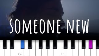 Someone New  Hozier piano tutorial [upl. by Struve]