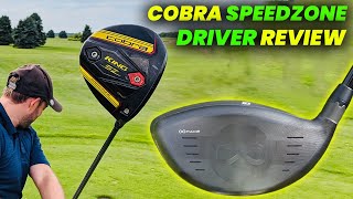 High Handicapper Golf Driver Cobra Speedzone Driver Review  Distance Forgiveness [upl. by Delila]