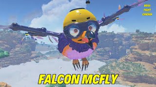 Astro Bot  Falcon Mcfly Boss Fight [upl. by Ekusoyr742]