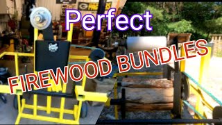 Homemade firewood bundler Is this the best one youve ever seen [upl. by Shifra]