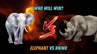 Ultimate Faceoff Elephant vs Rhino [upl. by Mctyre538]