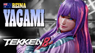 YAGAMI Reina ➤ Pro Player  Top Player  Rank  Tekken 8  God of Destruction  Ranked Match [upl. by O'Grady835]