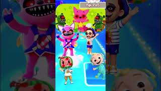 Pink Fong EXE Takes on Coco Melon EXE in EPIC Coffin Dance Showdown viral song trending shorts [upl. by Omlesna932]