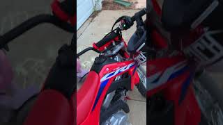 Honda CRF110 Just got it shorts motorcycle pitbike hondamotorcycles motocross [upl. by Attlee]