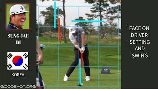 HOW SUNG JAE IM FACE ON DRIVER SETTING AND SWING WORLD GOLF PROs SWING COLLECTION LONGver [upl. by Lira]