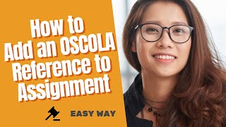 How to Add an OSCOLA Reference to Assignment EASY WAY Guidance [upl. by Eelanna]