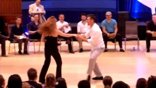 Melisa Melissa Rutz and Benji Schwimmer dancing at Liberty Swing 2013 Champion JampJ [upl. by Aeikan120]