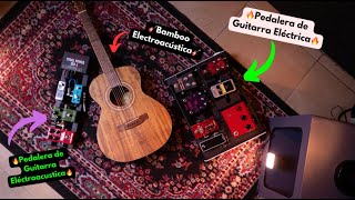 ¿FUNCIONAN PEDALES DE GUITARRA ELÉCTRICA EN UNA GUITARRA ELECTROACÚSTICA [upl. by Ahsuas]