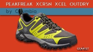 COLUMBIA PEAKFREAK XCRSN ZCEL OUTDRY SHOE REVIEW  Gearistcom [upl. by Ytak]