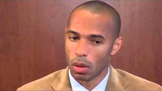 Thierry Henry interview in french [upl. by Atnom]