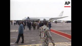 Zaire  President Mobutu returns [upl. by Saoj]