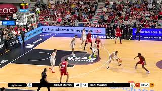 Facundo Campazzo 13 puntos vs UCAM Murcia [upl. by Eceertal]